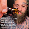 Mega Beard Growth Oil 2-Pack + FREE Beard Roller Derm Dude