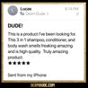 Men's Body Wash Review