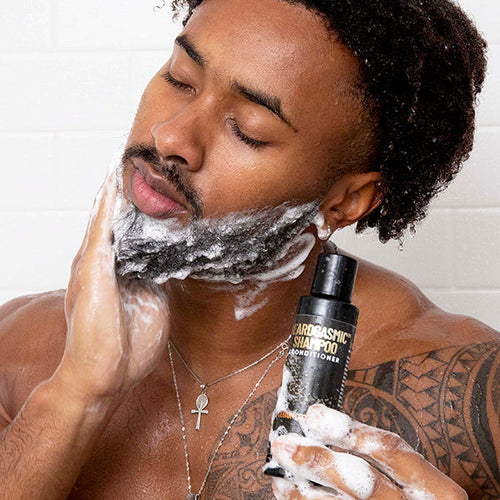 BeardGasmic™ 2-in-1 Beard Shampoo & Conditioner - Cedar & Citrus Derm Dude