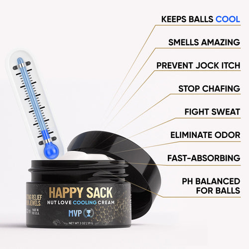 Happy Sack Nut Love Cooling Ball Cream Derm Dude