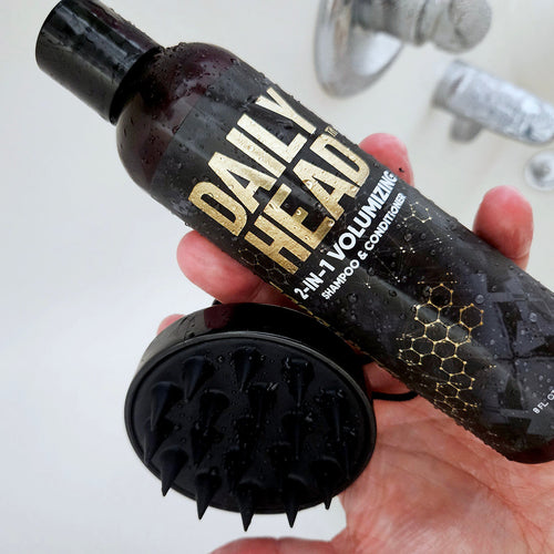 Daily Head Volumizing Shampoo and Scalp Massager 