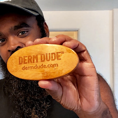 Detangle Beard Brush and Comb Set Derm Dude