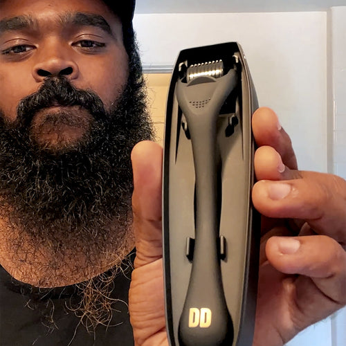 Mega Beard Growth Oil & Biotin Power Pack + Free Beard Growth Roller Derm Dude