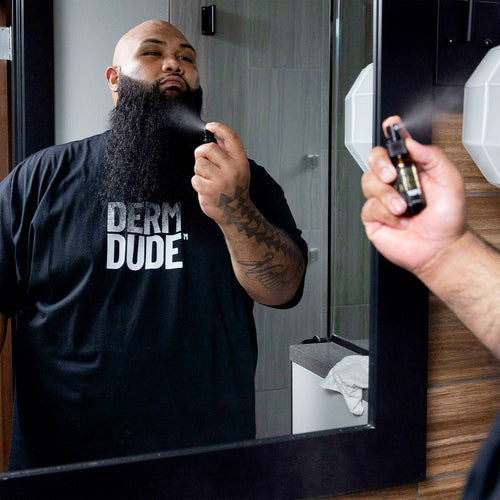 Mega Beard Growth Oil & Biotin Power Pack + Free Beard Growth Roller Derm Dude